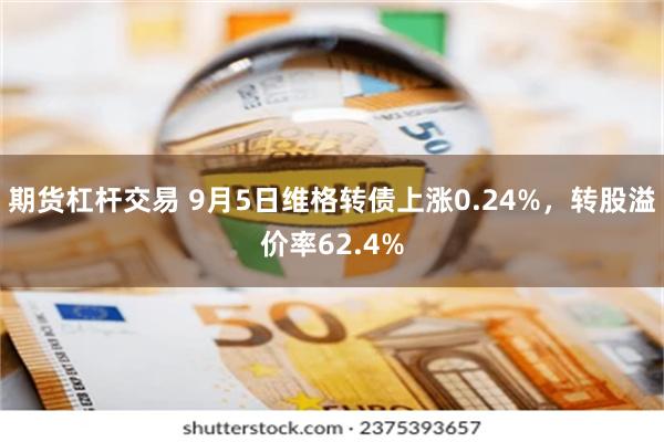 期货杠杆交易 9月5日维格转债上涨0.24%，转股溢价率62.4%